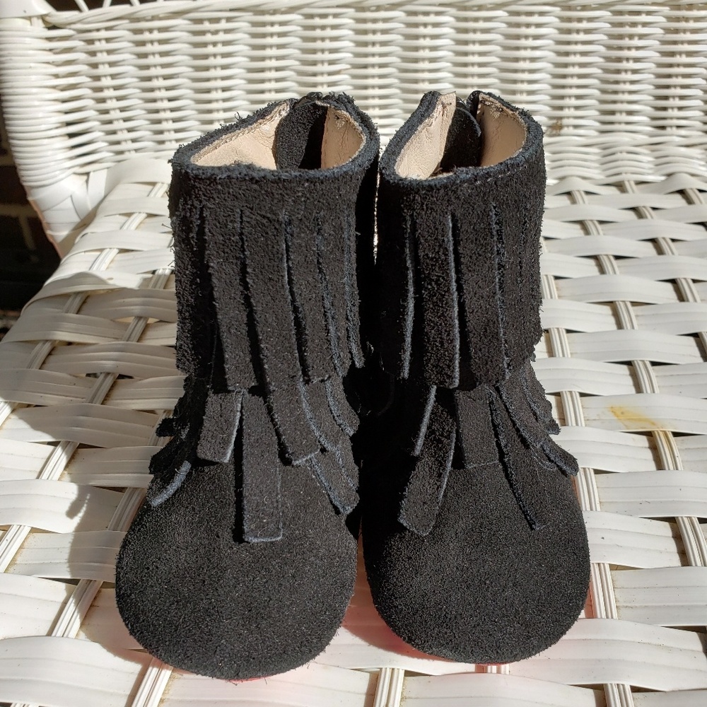 Minky lined Fringe boots